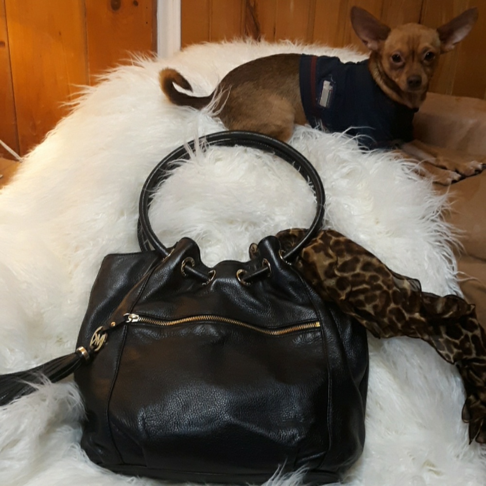 Michael Kors Black Sachel